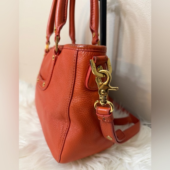 Tory Burch Burnt Orange Satchel - Picture 4 of 12